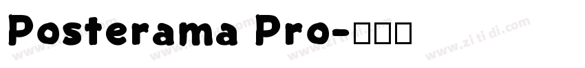 Posterama Pro字体转换